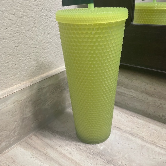 NEW Starbucks Glow In The Dark Venti Lemongrass Studded Tumbler - Picture 3 of 4